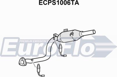 EuroFlo ECPS1006TA - Каталізатор autocars.com.ua