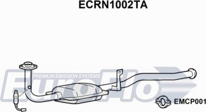 EuroFlo ECRN1002TA - Каталізатор autocars.com.ua