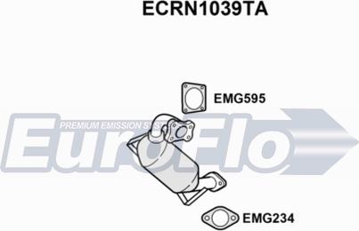 EuroFlo ECRN1039TA - Каталізатор autocars.com.ua