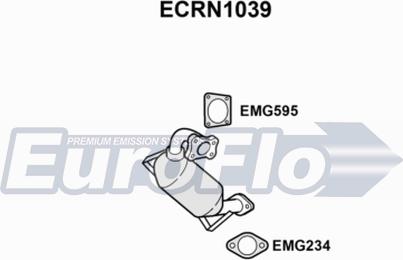 EuroFlo ECRN1039 - Каталізатор autocars.com.ua