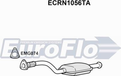 EuroFlo ECRN1056TA - Каталізатор autocars.com.ua