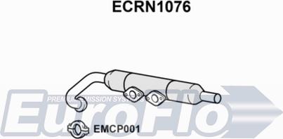 EuroFlo ECRN1076 - Каталізатор autocars.com.ua