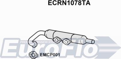 EuroFlo ECRN1078TA - Каталізатор autocars.com.ua