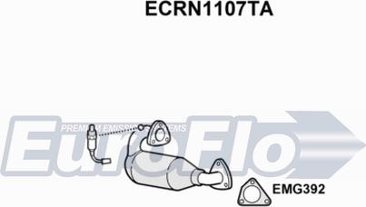 EuroFlo ECRN1107TA - Каталізатор autocars.com.ua