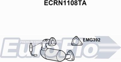 EuroFlo ECRN1108TA - Каталізатор autocars.com.ua