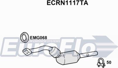 EuroFlo ECRN1117TA - Каталізатор autocars.com.ua