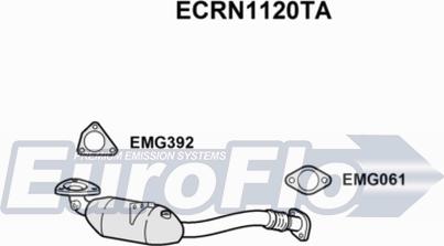 EuroFlo ECRN1120TA - Каталізатор autocars.com.ua