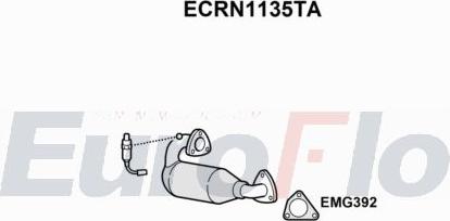 EuroFlo ECRN1135TA - Каталізатор autocars.com.ua