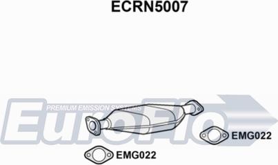 EuroFlo ECRN5007 - Каталізатор autocars.com.ua