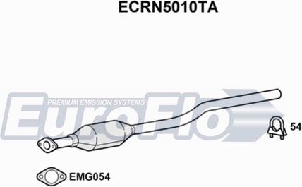 EuroFlo ECRN5010TA - Каталізатор autocars.com.ua