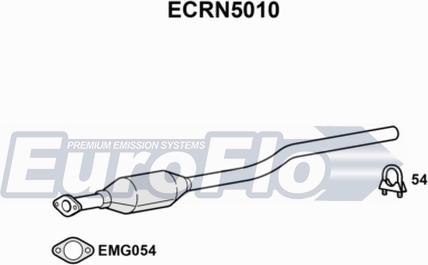 EuroFlo ECRN5010 - Каталізатор autocars.com.ua