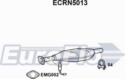 EuroFlo ECRN5013 - Каталізатор autocars.com.ua