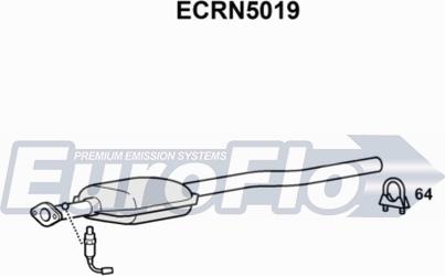 EuroFlo ECRN5019 - Каталізатор autocars.com.ua