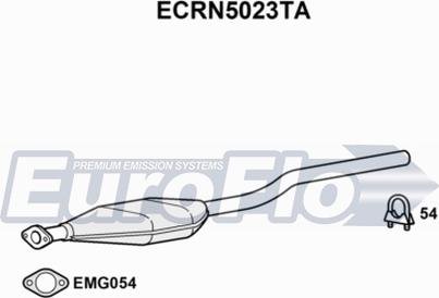 EuroFlo ECRN5023TA - Каталізатор autocars.com.ua