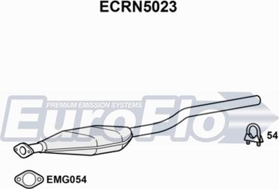 EuroFlo ECRN5023 - Каталізатор autocars.com.ua