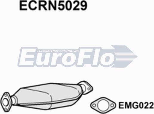 EuroFlo ECRN5029 - Каталізатор autocars.com.ua