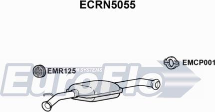 EuroFlo ECRN5055 - Каталізатор autocars.com.ua