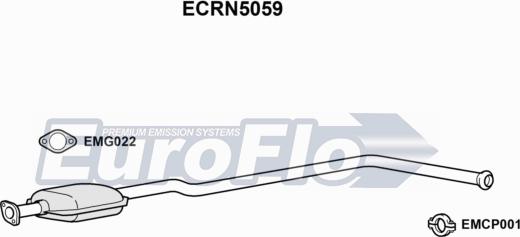 EuroFlo ECRN5059 - Каталізатор autocars.com.ua