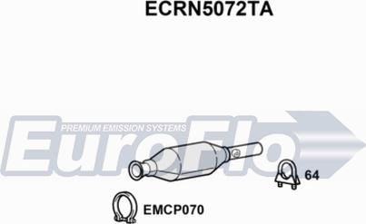 EuroFlo ECRN5072TA - Каталізатор autocars.com.ua