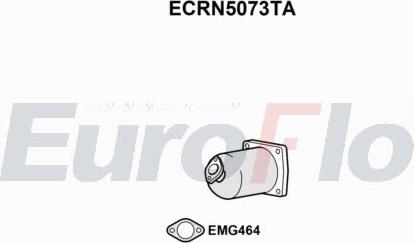 EuroFlo ECRN5073TA - Каталізатор autocars.com.ua