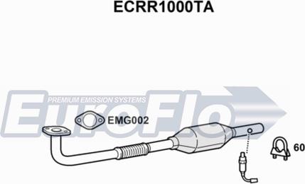 EuroFlo ECRR1000TA - Каталізатор autocars.com.ua