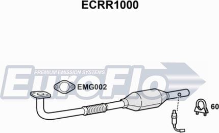 EuroFlo ECRR1000 - Каталізатор autocars.com.ua