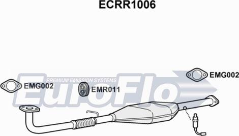 EuroFlo ECRR1006 - Каталізатор autocars.com.ua