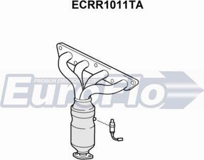 EuroFlo ECRR1011TA - Каталізатор autocars.com.ua