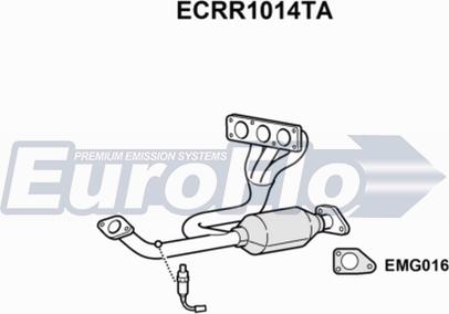 EuroFlo ECRR1014TA - Каталізатор autocars.com.ua