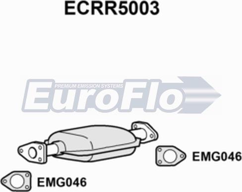 EuroFlo ECRR5003 - Каталізатор autocars.com.ua