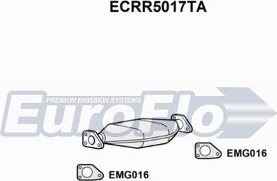 EuroFlo ECRR5017TA - Каталізатор autocars.com.ua