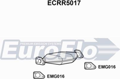 EuroFlo ECRR5017 - Каталізатор autocars.com.ua