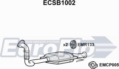 EuroFlo ECSB1002 - Каталізатор autocars.com.ua