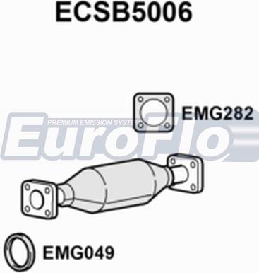 EuroFlo ECSB5006 - Катализатор autodnr.net