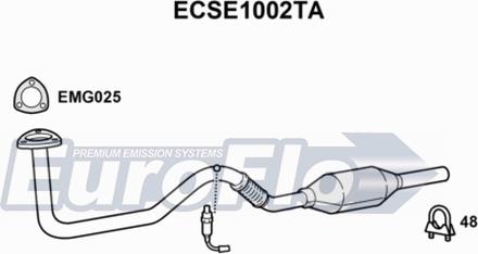 EuroFlo ECSE1002TA - Катализатор autodnr.net