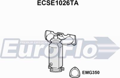 EuroFlo ECSE1026TA - Катализатор autodnr.net