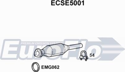 EuroFlo ECSE5001 - Каталізатор autocars.com.ua