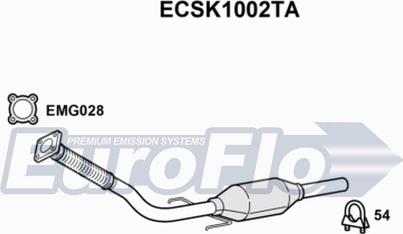 EuroFlo ECSK1002TA - Катализатор autodnr.net