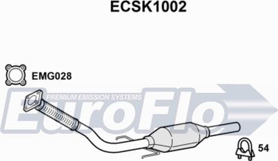 EuroFlo ECSK1002 - Катализатор autodnr.net