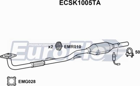 EuroFlo ECSK1005TA - Катализатор autodnr.net