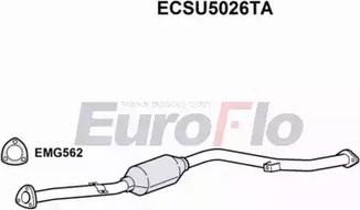 EuroFlo ECSU5026TA - Каталізатор autocars.com.ua