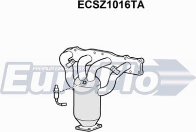 EuroFlo ECSZ1016TA - Каталізатор autocars.com.ua