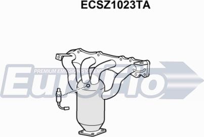 EuroFlo ECSZ1023TA - Каталізатор autocars.com.ua