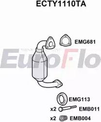 EuroFlo ECTY1110TA - Каталізатор autocars.com.ua