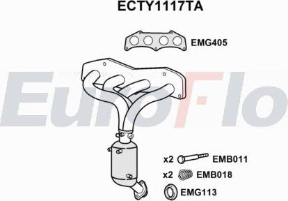 EuroFlo ECTY1117TA - Катализатор autodnr.net