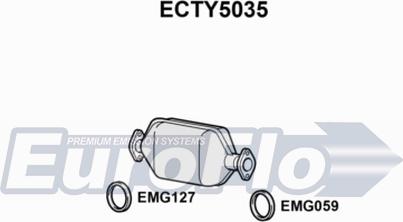 EuroFlo ECTY5035 - Каталізатор autocars.com.ua