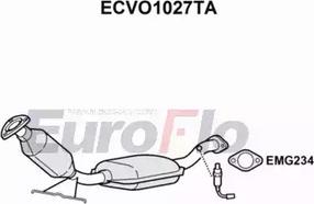 EuroFlo ECVO1027TA - Каталізатор autocars.com.ua