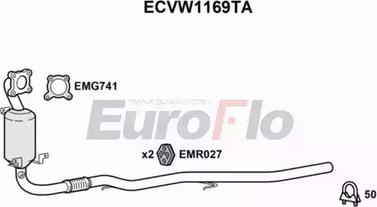 EuroFlo ECVW1169TA - Катализатор autodnr.net