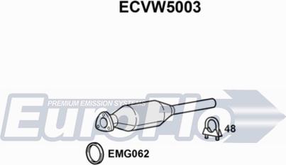 EuroFlo ECVW5003 - Каталізатор autocars.com.ua