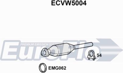 EuroFlo ECVW5004 - Каталізатор autocars.com.ua